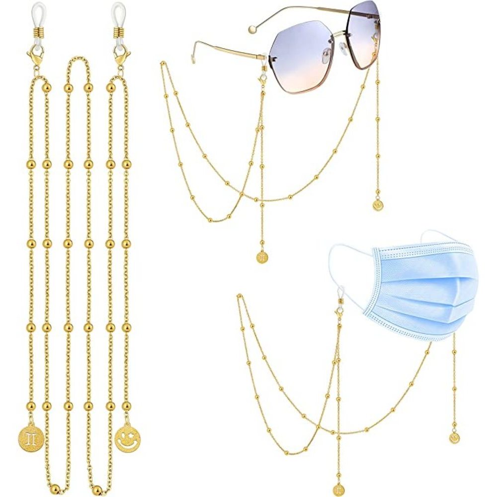 Violet and Brooks Hypoallergenic, nickel free, Eyeglass Chain or Mask Holder